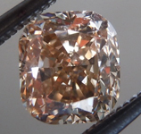 SOLD...Loose Brown Diamond: 1.01ct Fancy Yellow Brown VS1 Cushion Cut Rich Color R5755