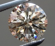 SOLD...Loose Brown Diamond: 1.18ct U-V Light Brown VS1 Round Brilliant GIA Awesome value R5813