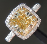 SOLD....2.18ct Y-Z VS2 Cushion Cut Diamond Ring R5843
