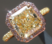 SOLD....2.39ct W-X VS2 Radiant Cut Diamond Ring R5845