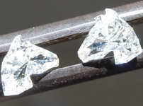 SOLD....Colorless Diamond Earrings: .60ctw H-I SI1 Horse Head Diamond Earrings R5894