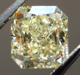 SOLD.....Loose Yellow Diamond: 1.60ct Fancy Light Yellow VS1 Radiant Cut GIA Beautiful Cut R6035
