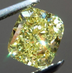 SOLD.....Loose Yellow Diamond: 1.15ct Fancy Intense Yellow VS2 Cushion Cut GIA Remarkable Stone R6051