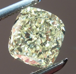 SOLD....Loose Yellow Diamond: .93ct Y-Z VS1 Cushion Cut GIA Sweet Deal R6058