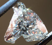 SOLD...Loose Colorless Diamond: .76ct J SI2 Horse Head GIA Great Specimen R6018