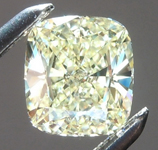 SOLD.....Loose Yellow Diamond: .65ct Y-Z Internally Flawless Cushion Cut GIA Beautiful Cut R6010