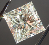 Loose Diamond: 4.02ct M VS2 Princess Cut Diamond Value GIA R6121