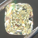 SOLD.....Loose Yellow Diamond: .86ct Fancy Yellow SI2 Cushion Cut Diamond GIA R6078