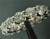4.11ctw G-H SI Round Brilliant Diamond Ring R6202