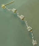  SOLD... 1.10ctw Natural Fancy Colored Diamond Earrings R5700