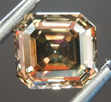 SOLD......Loose Brown Diamond: 1.05ct Fancy Dark Yellowish Brown VS2 Asscher Cut Diamond GIA R6853