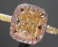 SOLD... !!!2.21ct S-T VS2 Cushion Cut Diamond Ring R6753