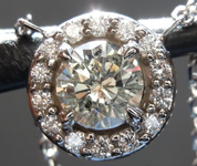 SOLD...0.65ct L I1 Round Brilliant Diamond Pendant R6792