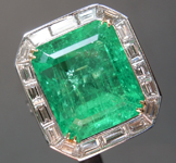 SOLD....10.37ct Emerald Cut Colombian Emerald Ring GIA R6719