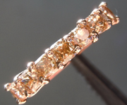 SOLD.....Brown Diamond Ring: .93ctw Fancy Deep Yellow Brown SI Cushion Cut Diamond Ring R6931