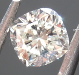SOLD....Loose Colorless Diamond: .31ct J VVS2 Cushion Cut Diamond GIA R6824