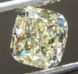 SOLD....Loose Yellow Diamond: 2.02ct W-X VVS1 Cushion Cut Diamond GIA R7443
