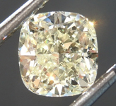 SOLD..........Loose Yellow Diamond: 1.12ct W-X I1 Cushion Cut Diamond GIA R7500