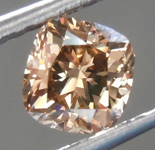 SOLD.......Loose Brown Diamond: 1.06ct Fancy Brown SI1 Cushion Cut Diamond R7498