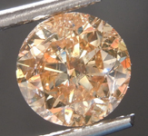 SOLD.....Loose Diamond: 2.16ct Fancy Orange Brown I2 Round Brilliant Diamond R7519