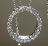 SOLD....Diamond Pendant: .52ctw H SI Round Brilliant Diamond Pendant R7478