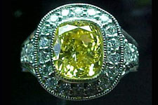 Semi Mount: Platinum custom antique-style