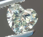 SOLD....Loose Diamond: .64ct Fancy Light Grayish Greenish Yellow VVS2 Heart Shape Diamond GIA R7698