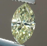 SOLD...43ct Fancy Greenish Yellow SI2 Marquise Diamond R7700