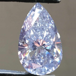 11.12ct Fancy Light Gray I2 Pear Diamond GIA R7754