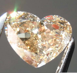 SOLD......1.01ct Fancy Brown Yellow VS1 Heart Shape Diamond GIA R7814