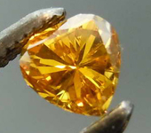 SOLD.....22ct Fancy Intense Orange-Yellow SI2 Heart Shape Diamond GIA R7799