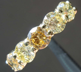 1.89ctw Yellow Round Brilliant Diamond Band R7851