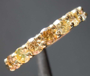 SOLD.....0.63ctw Yellow Round Brilliant Diamond Ring R7831