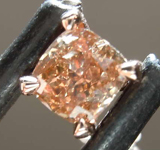 .43ct Yellowish Brown VS2 Cushion Cut Diamond Necklace R7916