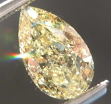 SOLD.....1.01ct Yellow VS2 Pear Shape Diamond R8004