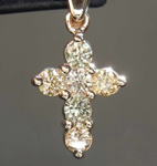 SOLD.....43ctw Yellow Diamond Pendant R8106