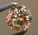 SOLD......0.44ct Yellow Brown SI2 Round Brilliant Diamond R6403