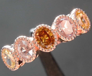 SOLD...0.90ctw Fancy Colored Oval Diamond Ring R8537