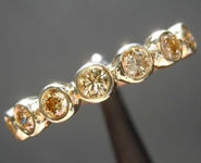 0.72ctw Yellow Round Brilliant Diamond Ring R8535