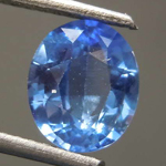 SOLD....1.23ct Blue Oval Shape Sapphire R8599