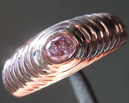 0.17ct Pink Oval Brilliant Diamond Ring R8617