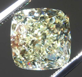 SOLD....4.01ct W-X VVS2 Cushion Cut Diamond R8297
