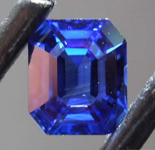 SOLD.....1.43ct Blue Emerald Cut Sapphire R8644