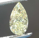 SOLD....0.62ct Yellow VS1 Pear Shape Diamond R8663