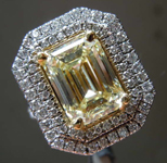 SOLD....3.50ct W-X VVS1 Emerald Cut Diamond Ring R8666