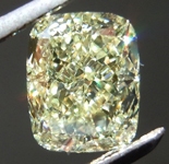 SOLD.....1.50ct Yellow VS1 Cushion Cut Diamond R8717