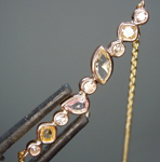 SOLD....0.41cw Rose and Single Cut Diamond Necklace R8769