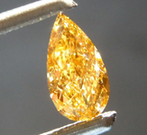 0.51ct Orange VS2 Pear Shape Diamond R8807