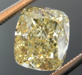 SOLD....1.40ct Yellow IF Cushion Cut Diamond R8827