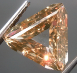 SOLD....1.62ct Brown Triangular Step Cut Diamond R8935
